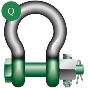 Green Pin® Polar Shackle Fixed Nut