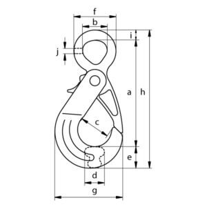 Green Pin® Self Locking Hook E