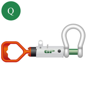 Green Pin® Guided ROV Shackle D Handle