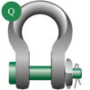 Green Pin® Sling Shackle Fixed Nut