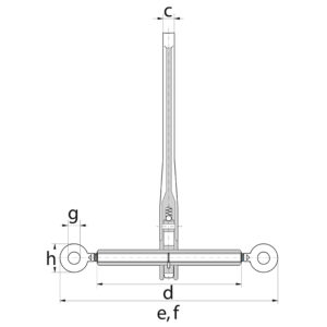Green Pin Tycan® Ratchet Type Loadbinder