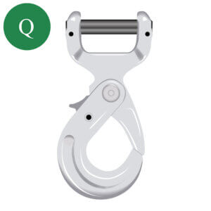 Green Pin® Flat Web Sling Safety Hook