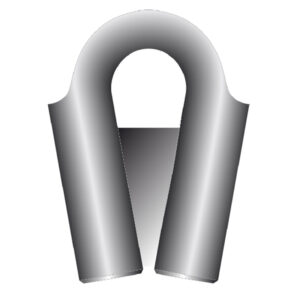 Tubular Thimble with Welded Plate